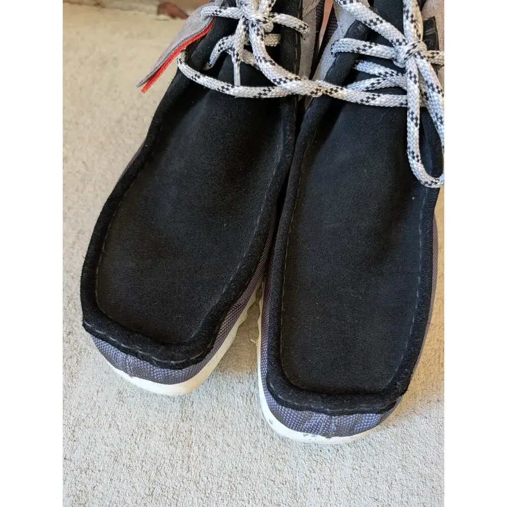 Clarks Originals Wallabee FTRE Boot Gray Mesh Size 13 Mens Lace Up Suede